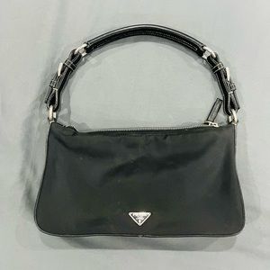 Vintage Early 2000s Prada Nylon Shoulder Bag